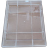 Stampo in policarbonato per tavoletta di cioccolato rettangolare liscia da 1,1 Kg 29x25xh1,6 cm Stampo in policarbonato per tavoletta di cioccolato rettangolare liscia da 1,1 Kg 29x25xh1,6 cm