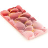 Goccia T linea CH008 linea Chocado Silikomart: stampo in Tritan 3 tavolette cioccolato con decoro gocce 120x25xh16 mm 80 g Goccia T linea CH008 linea Chocado Silikomart: stampo in Tritan 3 tavolette cioccolato con decoro gocce 120x25xh16 mm 80 g