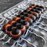 Bolla T Silikomart: stampo Tritan 4 tavolette di cioccolato 156x61xh14 mm 70 g Bolla T Silikomart: stampo Tritan 4 tavolette di cioccolato 156x61xh14 mm 70 g