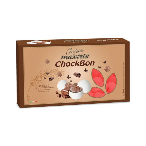 Chock Bon Rosso confetti rossi Maxtris da 900 g