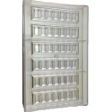 Barretta snack 20 g stampo in policarbonato per 6 barrette di cioccolato 128,5x31xh8,2 mm