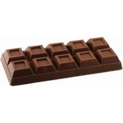 Tavoletta di cioccolato rettangolare blocco da 1 Kg stampo policarbonato 26,9x11,45xh3,85 cm