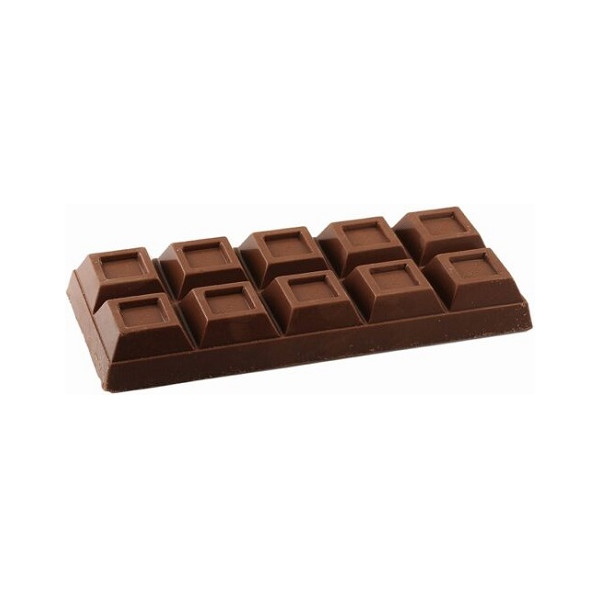 Tavoletta di cioccolato rettangolare blocco da 1 Kg stampo policarbonato 26,9x11,45xh3,85 cm
