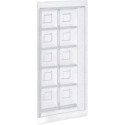 Tavoletta di cioccolato rettangolare blocco da 1 Kg stampo policarbonato 26,9x11,45xh3,85 cm