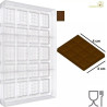 Tavoletta rettangolare 6 g stampo cioccolato policarbonato mini blocco 40x30xh5 mm