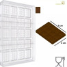 Tavoletta rettangolare 6 g stampo cioccolato policarbonato mini blocco 40x30xh5 mm Tavoletta rettangolare 6 g stampo cioccolato policarbonato mini blocco 40x30xh5 mm