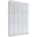 Stampo Policarbonato Mini Tavoletta Cioccolato Rettangolare 10g | 16 Blocchi Dim. 5,5×3×H0,63 cm