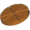 Tortina a spicchi da 100 g stampo policarbonato 2 tavolette tonde di cioccolato ø10xh1,2 cm Tortina a spicchi da 100 g stampo policarbonato 2 tavolette tonde di cioccolato ø10xh1,2 cm