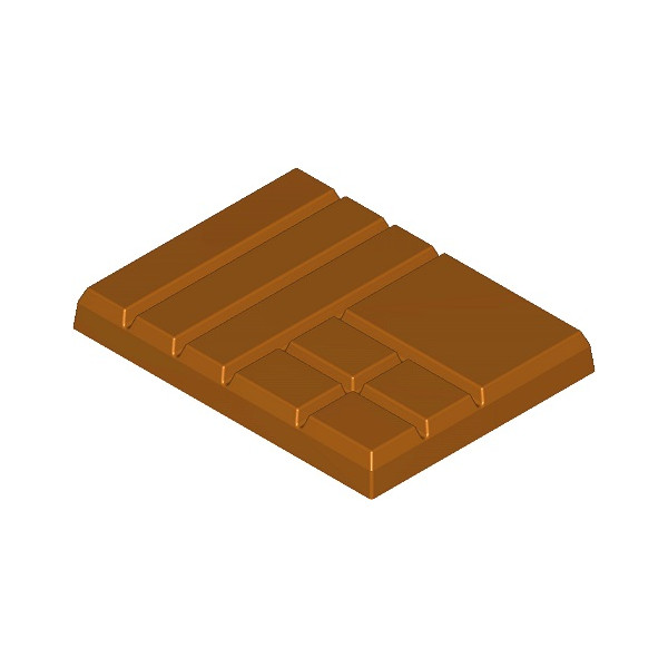 Tavoletta mix 20 g stampo policarbonato mini rettangolo cioccolato 60x45xh7 mm