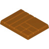 Tavoletta mix 20 g stampo policarbonato mini rettangolo cioccolato 60x45xh7 mm
