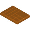 Tavoletta mix 20 g stampo policarbonato mini rettangolo cioccolato 60x45xh7 mm Tavoletta mix 20 g stampo policarbonato mini rettangolo cioccolato 60x45xh7 mm