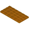 Stampo tavoletta rettangolare di cioccolato da 100 g in policarbonato di 150x75xh8,4 mm Stampo tavoletta rettangolare di cioccolato da 100 g in policarbonato di 150x75xh8,4 mm