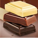 Ciocopassion tre strati di cioccolato o triplo cioccolato Crispo, confetti bianchi da 1 Kg