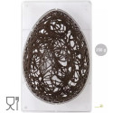 Stampo uova di pasqua 350 g, 1 impronta, 230x163xh80 mm in policarbonato per cioccolato Decora