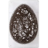Stampo uova di pasqua 350 g, 1 impronta, 230x163xh80 mm in policarbonato per cioccolato Decora Stampo uova di pasqua 350 g, 1 impronta, 230x163xh80 mm in policarbonato per cioccolato Decora