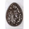 Stampo uova di pasqua 350 g, 1 impronta, 230x163xh80 mm in policarbonato per cioccolato Decora