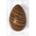 Stampo uova di pasqua 350 g, 1 impronta, 230x163xh80 mm in policarbonato per cioccolato Decora