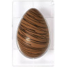 Stampo uova di pasqua 350 g, 1 impronta, 230x163xh80 mm in policarbonato per cioccolato Decora Stampo uova di pasqua 350 g, 1 impronta, 230x163xh80 mm in policarbonato per cioccolato Decora