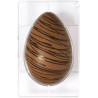 Stampo uova di pasqua 350 g, 1 impronta, 230x163xh80 mm in policarbonato per cioccolato Decora