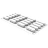 Eclair XS 14 Silikomart stampo in silicone bianco per 20 mini eclair 14 ml da 55x17xh17 mm Eclair XS 14 Silikomart stampo in silicone bianco per 20 mini eclair 14 ml da 55x17xh17 mm
