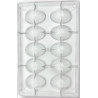 Stampo in policarbonato per 10 ovetti di cioccolato da 30 g di 42xh60 mm e larghezza 20 mm da Decora Stampo in policarbonato per 10 ovetti di cioccolato da 30 g di 42xh60 mm e larghezza 20 mm da Decora