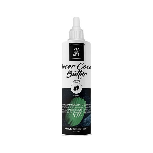 Cocoa Butter Green burro di cacao concentrato verde da 200 g di Via delle Arti da Volcke Aerosol