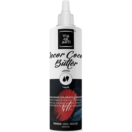 Cocoa Butter Red burro di cacao concentrato rosso da 200 g di Via delle Arti da Volcke Aerosol Cocoa Butter Red burro di cacao concentrato rosso da 200 g di Via delle Arti da Volcke Aerosol