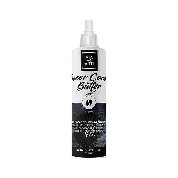 Cocoa Butter Black burro di cacao concentrato nero da 200 g di Via delle Arti da Volcke Aerosol