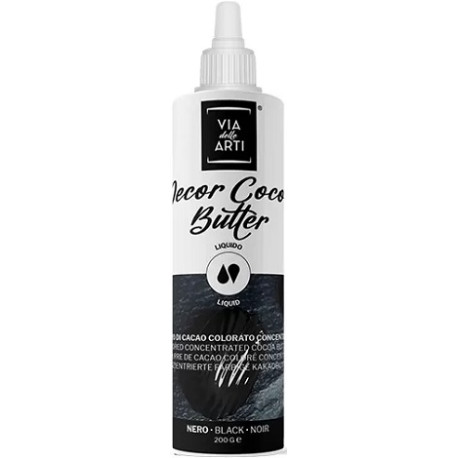 Cocoa Butter Black burro di cacao concentrato nero da 200 g di Via delle Arti da Volcke Aerosol Cocoa Butter Black burro di cacao concentrato nero da 200 g di Via delle Arti da Volcke Aerosol
