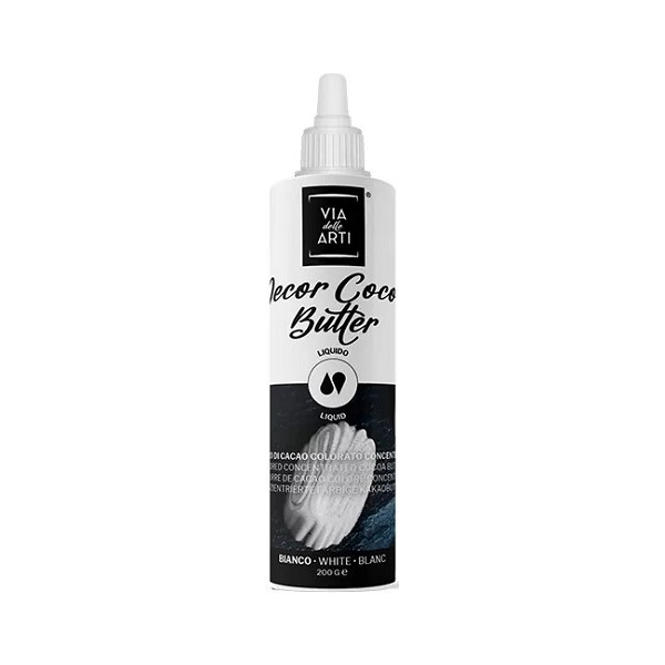 Cocoa Butter White burro di cacao concentrato bianco da 200 g di Via delle Arti da Volcke Aerosol