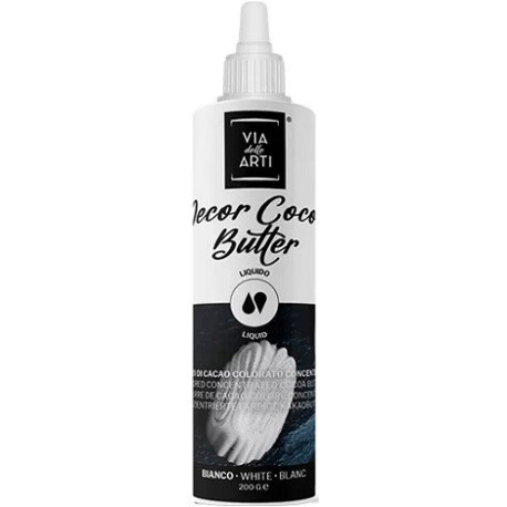 Cocoa Butter White burro di cacao concentrato bianco da 200 g di Via delle Arti da Volcke Aerosol