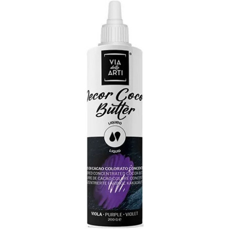 Cocoa Butter Purple burro di cacao concentrato viola da 200 g di Via delle Arti da Volcke Aerosol