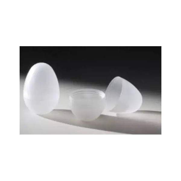 Piccoli medi e grandi barilotti per sorpresa uovo di pasqua in plastica semitrasparente