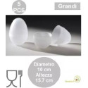 5 Barilotti sorpresa grandi per uova di pasqua, diametro 10 cm x altezza 15,7 cm