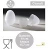 5 Barilotti sorpresa grandi per uova di pasqua, diametro 10 cm x altezza 15,7 cm 5 Barilotti sorpresa grandi per uova di pasqua, diametro 10 cm x altezza 15,7 cm