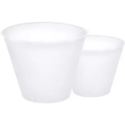 Da 100 g a 3 Kg supporti svasati per uova di Pasqua in plastica trasparente