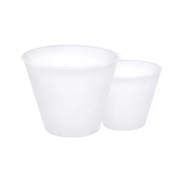 Da 100 g a 3 Kg supporti svasati per uova di Pasqua in plastica trasparente