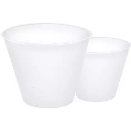 Da 100 g a 3 Kg supporti svasati per uova di Pasqua in plastica trasparente