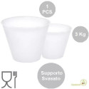 Supporto svasato per uova di Pasqua da 3 Kg, di 225 mm x 135 mm h 188 mm