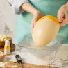 Stampo uova 250 g con colata, 1 impronta da 135xh205 mm profondità 75 mm in policarbonato da Decora