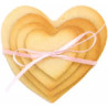 Set 4 Cutter Tagliapasta Cuore da 4 cm a 8 cm, in plastica da Decora Set 4 Cutter Tagliapasta Cuore da 4 cm a 8 cm, in plastica da Decora