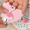Tagliapasta cuore festonato da Decora set 4 cutter in plastica da 4 cm a 8 cm di h 2,2 cm