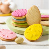 Set uova di pasqua decorate 3D da Decora: 1 tagliapasta in plastica e 2 marcatori imprimi decori