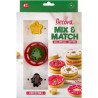 Tagliapasta natale mix and match da Decora: set 4 cutter in plastica abbina ed unisci per biscotti occhi di bue a tema Tagliapasta natale mix and match da Decora: set 4 cutter in plastica abbina ed unisci per biscotti occhi di bue a tema