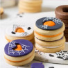 Tagliapasta Halloween mix and match da Decora set 4 cutter in plastica abbina ed unisci per biscotti occhi di bue a tema Tagliapasta Halloween mix and match da Decora set 4 cutter in plastica abbina ed unisci per biscotti occhi di bue a tema