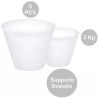 Set 5 supporti svasati per uova di pasqua fazzoletto da 3 Kg, di 225 mm x 135 mm h 188 mm Set 5 supporti svasati per uova di pasqua fazzoletto da 3 Kg, di 225 mm x 135 mm h 188 mm