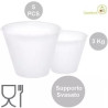 Set 5 supporti svasati per uova di pasqua fazzoletto da 3 Kg, di 225 mm x 135 mm h 188 mm Set 5 supporti svasati per uova di pasqua fazzoletto da 3 Kg, di 225 mm x 135 mm h 188 mm