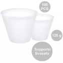 100 Supporti svasati per uova di pasqua fazzoletto da 125 g, di 67 mm x 40 mm h 58 mm
