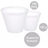 100 Supporti svasati per uova di pasqua fazzoletto da 125 g, di 67 mm x 40 mm h 58 mm