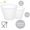 1 Supporto svasato per uova di pasqua fazzoletto da 2 Kg, di 195 mm x 120 mm h 163 mm 1 Supporto svasato per uova di pasqua fazzoletto da 2 Kg, di 195 mm x 120 mm h 163 mm